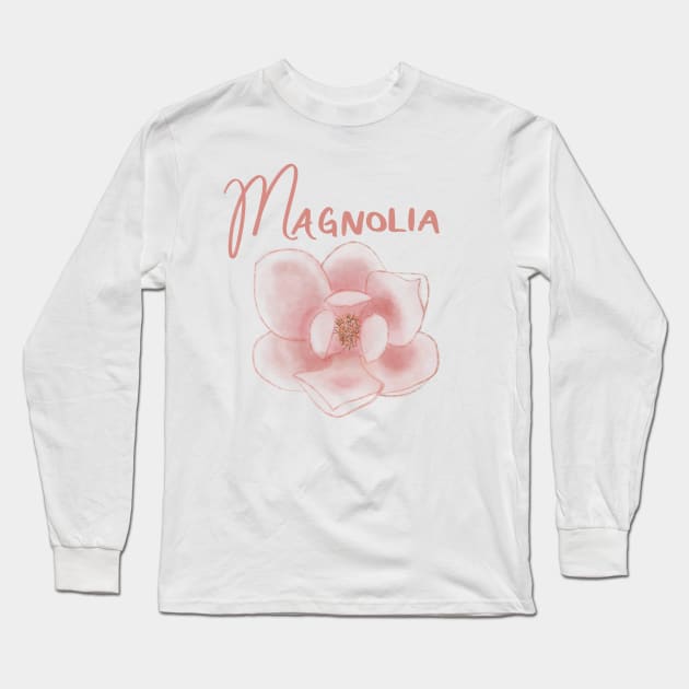 Magnolia Long Sleeve T-Shirt by Kinda Kels